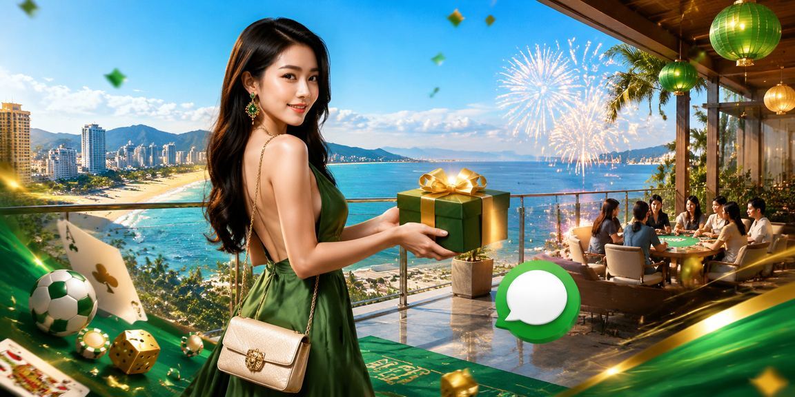 Người dùng Đà Nẵng trải nghiệm trò chơi bài và giải trí trực tuyến tại bãi biển với thiết bị di động